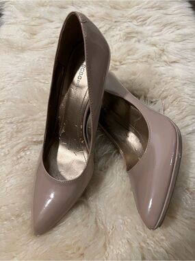 BCBGeneration Blush Patent Pointed-Toe Pumps